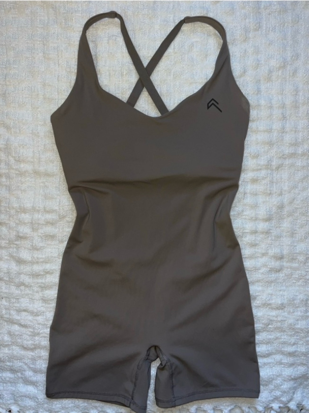 Oner Active Cross-Back Romper in Sand